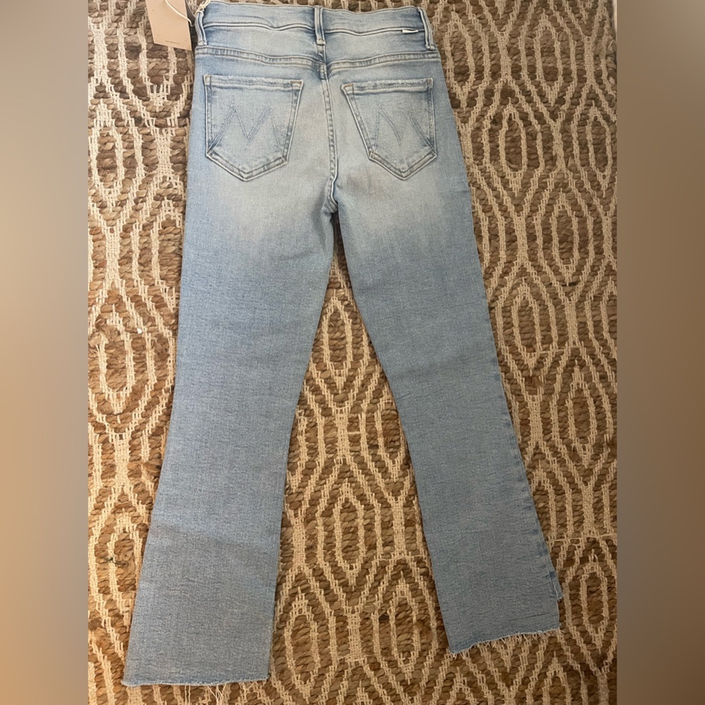 MOTHER Blue High-Rise Skinny Jeans